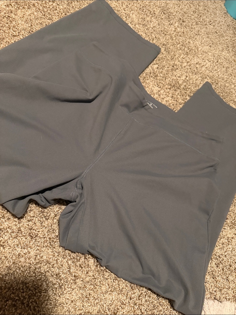 Lands End heavyweight pull-on wide leg pants (XL/18) - EUC!